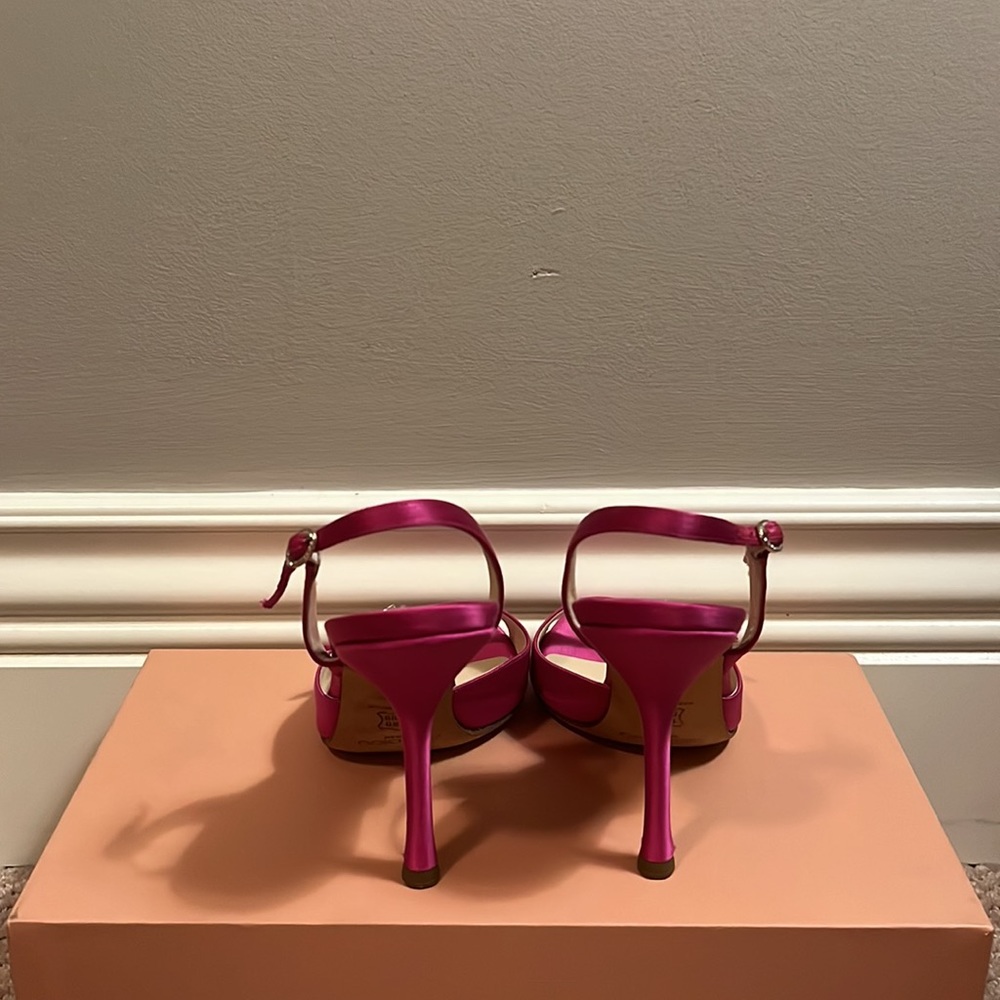 Y2K Jimmy Choo Hot Pink Sling-backs - Picture 3 of 6